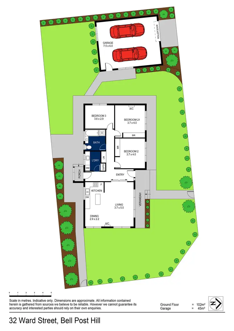 Floorplan of Homely house listing, 32 Ward Street, Bell Post Hill VIC 3215