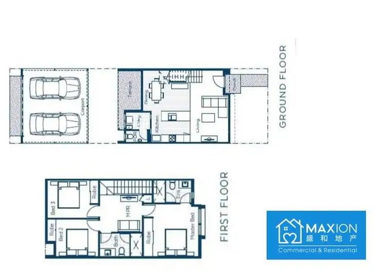 Floorplan of Homely house listing, 2/25 Louisville Drive, Thornhill Park VIC 3335