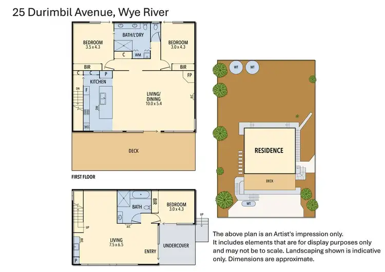 Floorplan of Homely house listing, 25 Durimbil Avenue, Wye River VIC 3234