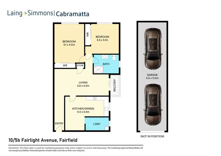 Floorplan of Homely unit listing, 10/5B Fairlight Avenue, Fairfield NSW 2165