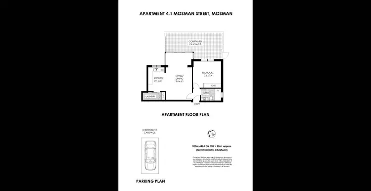 Floorplan of Homely apartment listing, 4/1 Mosman Street, Mosman NSW 2088