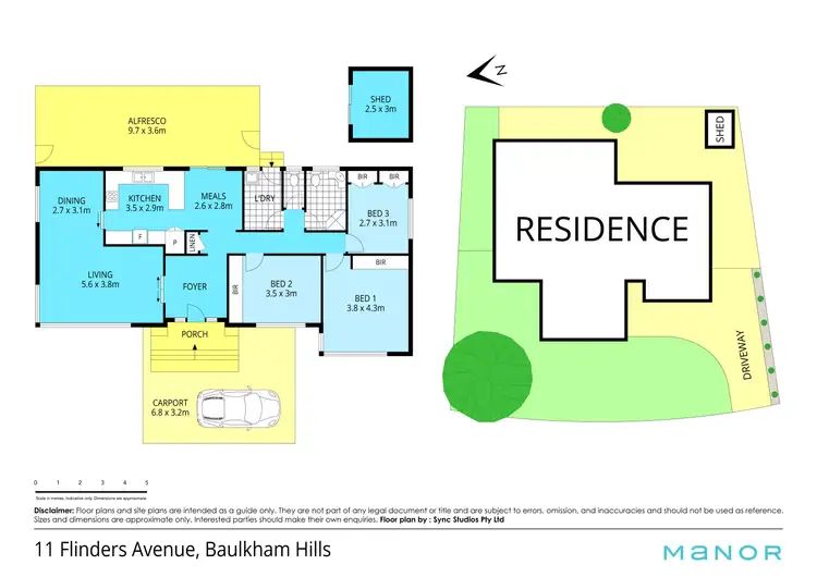 Floorplan of Homely house listing, 11 Flinders Avenue, Baulkham Hills NSW 2153