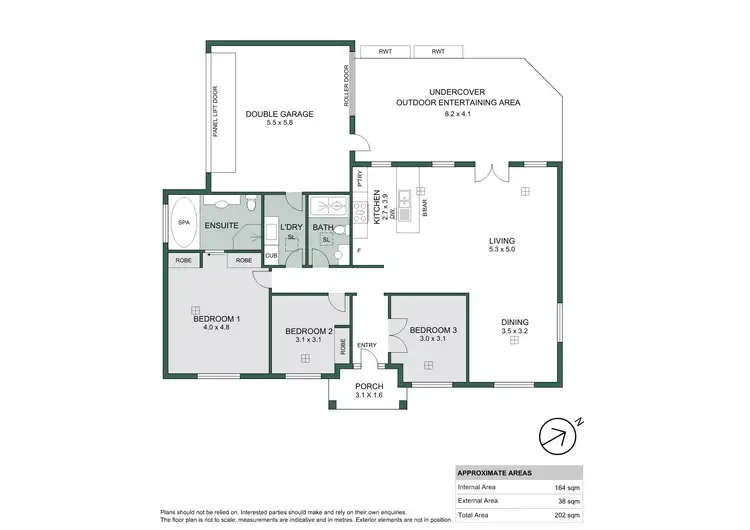 Floorplan of Homely house listing, 125 Reid Avenue, Hectorville SA 5073