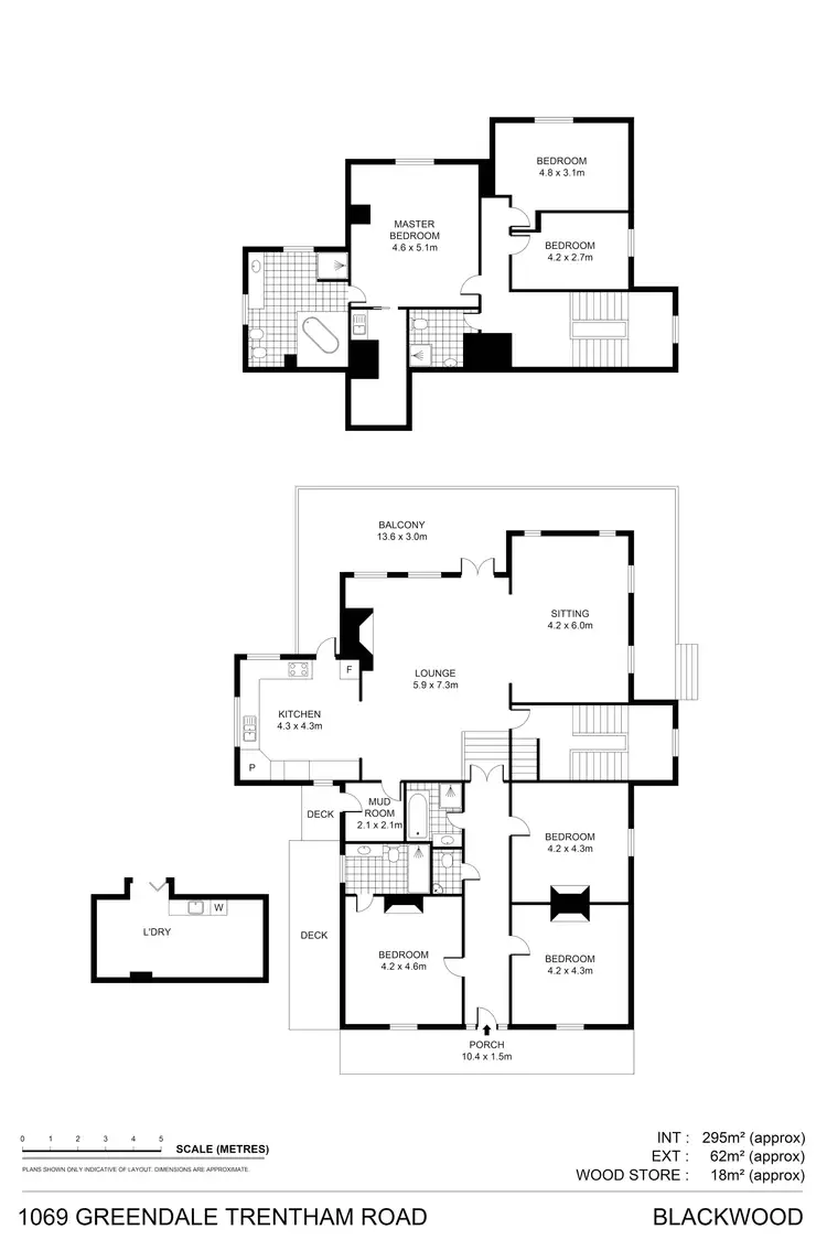 Floorplan of Homely house listing, 1069 Greendale Trentham Road, Blackwood VIC 3458