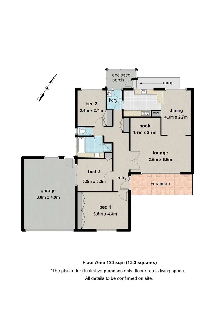 Floorplan of Homely house listing, 5 Kings Road, Emerald VIC 3782