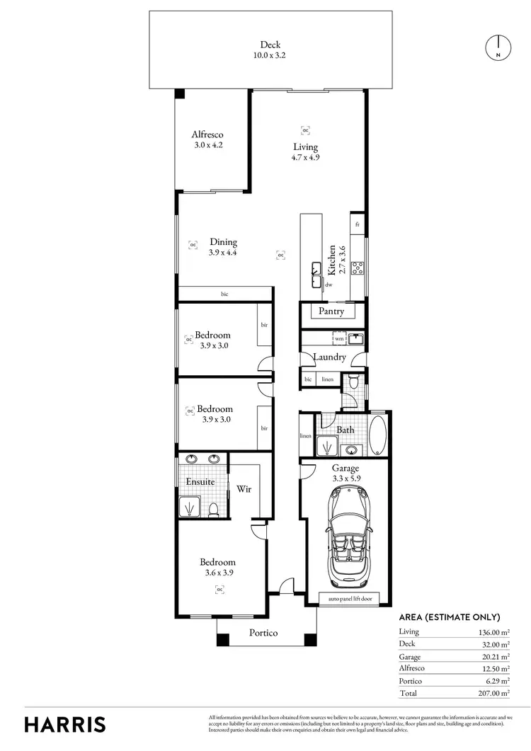 Floorplan of Homely house listing, 32a Belgrave Avenue, Flinders Park SA 5025