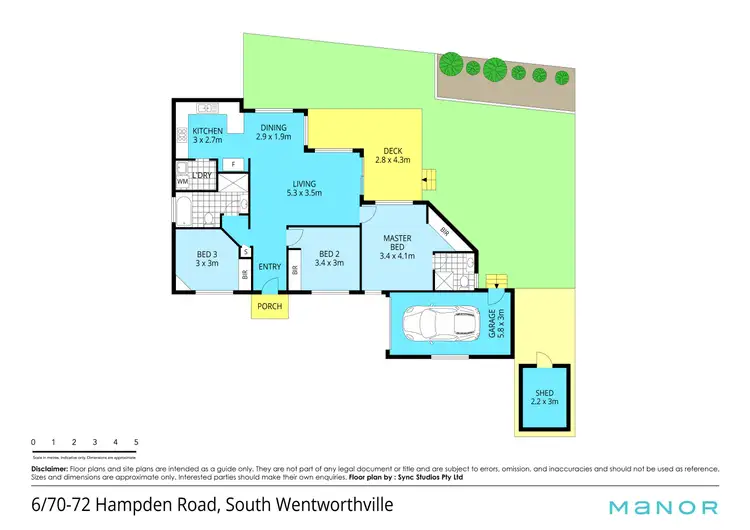 Floorplan of Homely villa listing, 6/70-72 Hampden Road, South Wentworthville NSW 2145