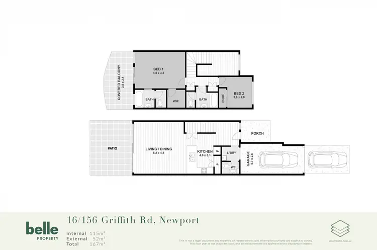 Floorplan of Homely unit listing, 16/156 Griffith Road, Newport QLD 4020