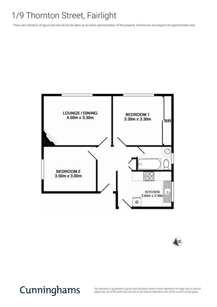 Floorplan of Homely apartment listing, 1/9 Thornton Street, Fairlight NSW 2094