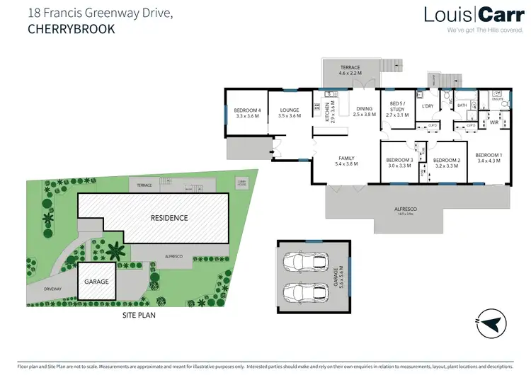 Floorplan of Homely house listing, 18 Francis Greenway Drive, Cherrybrook NSW 2126