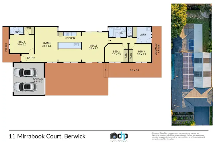 Floorplan of Homely house listing, 11 Mirrabook Court, Berwick VIC 3806
