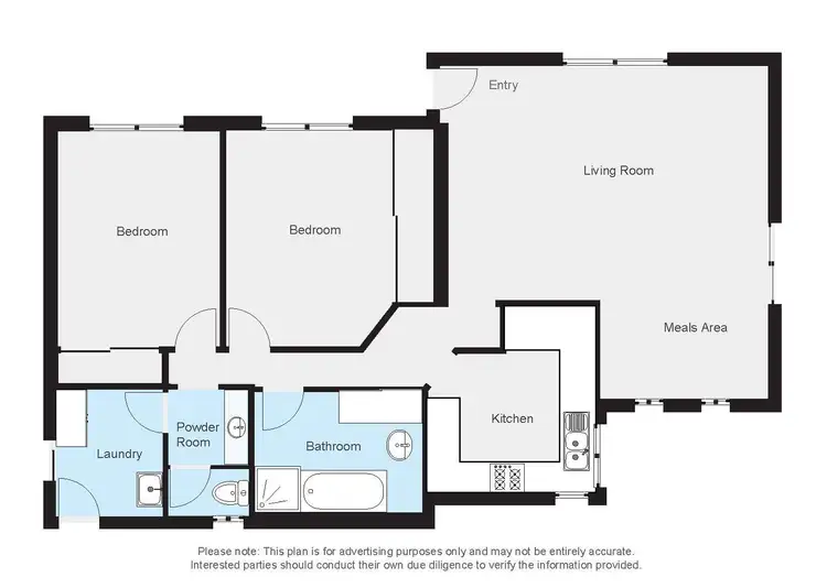 Floorplan of Homely townhouse listing, 3/558 Webb Street, Lavington NSW 2641