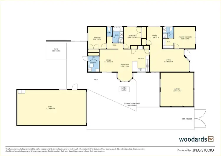 Floorplan of Homely house listing, 217 Mitchells Lane, Sunbury VIC 3429