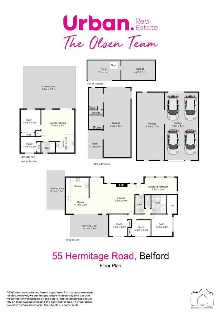Floorplan of Homely rural property listing, 55 Hermitage Road, Belford NSW 2335