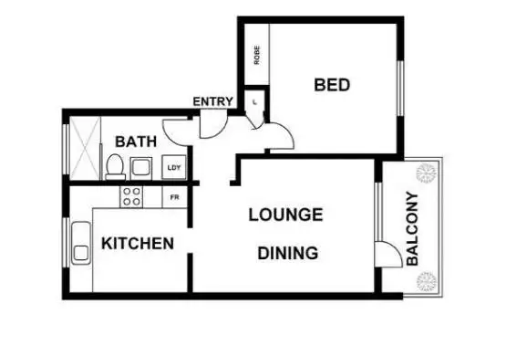 Floorplan of Homely apartment listing, 9/154 Flood Street, Leichhardt NSW 2040