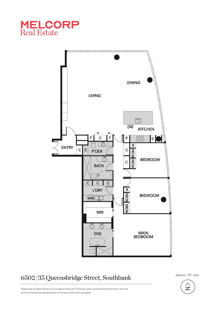 Floorplan of Homely apartment listing, 6502/35 Queensbridge Street, Southbank VIC 3006