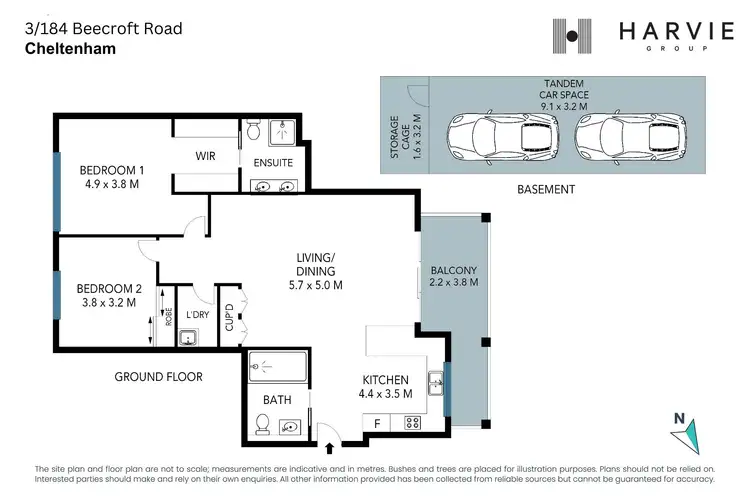 Floorplan of Homely apartment listing, 9/184 Beecroft Road, Cheltenham NSW 2119