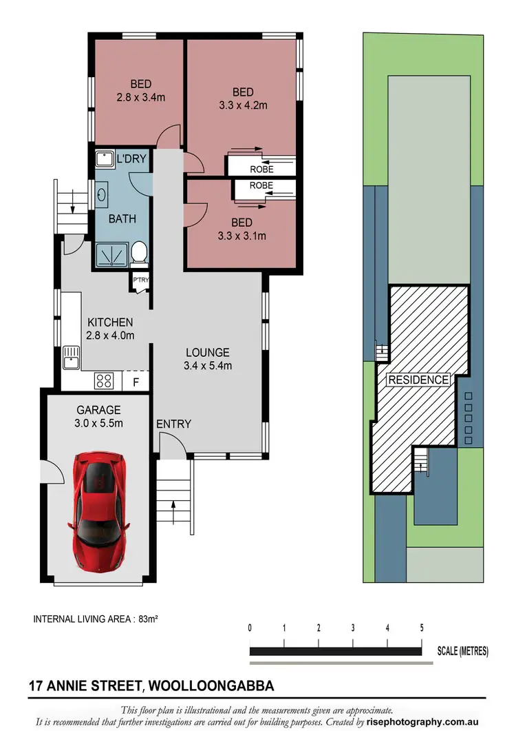Floorplan of Homely house listing, 17 Annie Street, Woolloongabba QLD 4102