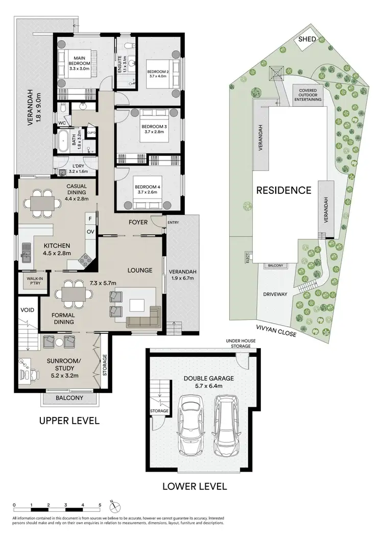 Floorplan of Homely house listing, 6 Vivyan Close, Denistone NSW 2114