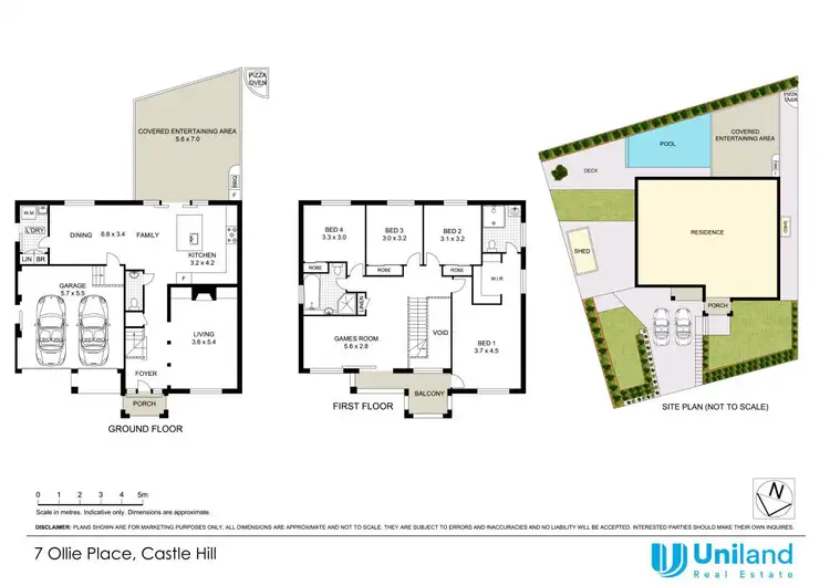 Floorplan of Homely house listing, 7 Ollie Place, Castle Hill NSW 2154