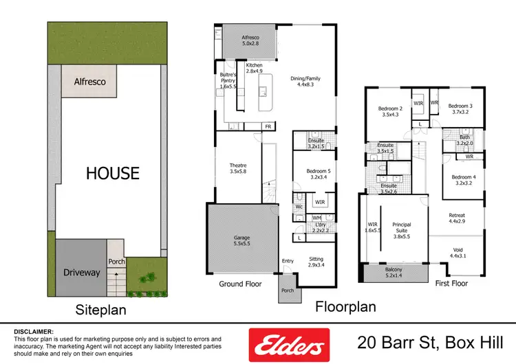 Floorplan of Homely house listing, 20 Bar Street, Box Hill NSW 2765