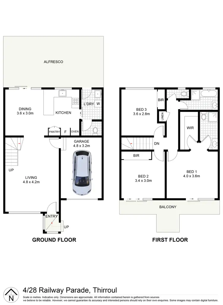 Floorplan of Homely apartment listing, 4/28 Railway Parade, Thirroul NSW 2515