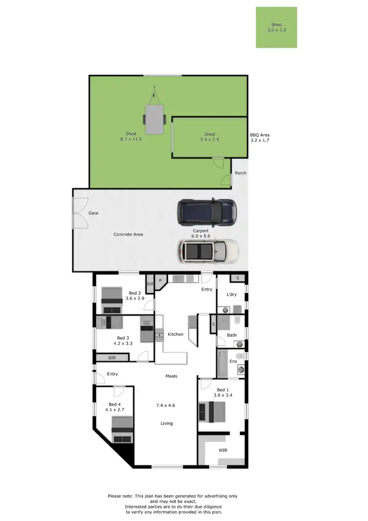 Floorplan of Homely house listing, 357 North Street, Albury NSW 2640