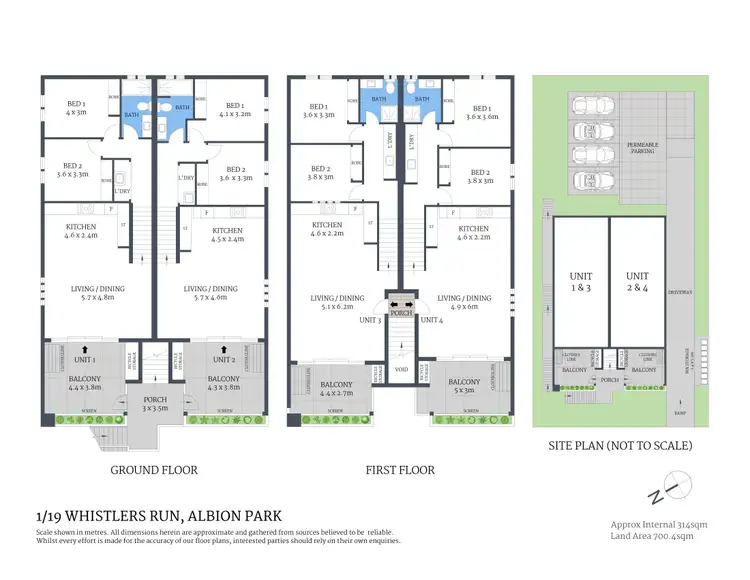 Floorplan of Homely townhouse listing, 1/19 Whistlers Run, Albion Park NSW 2527