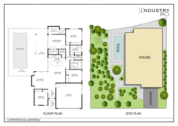 Floorplan of Homely house listing, 13 Pfeiffer Place, Smithfield QLD 4878