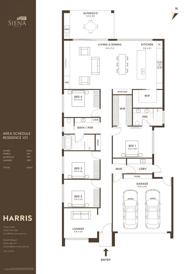 Floorplan of Homely house listing, 6 Barrelder Road, Torrens Park SA 5062