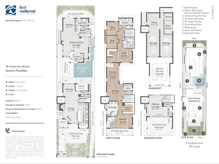 Floorplan of Homely house listing, 18 Frederick Street, Surfers Paradise QLD 4217