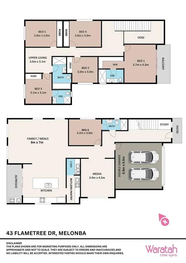 Floorplan of Homely house listing, 43 Flametree Drive, Marsden Park NSW 2765