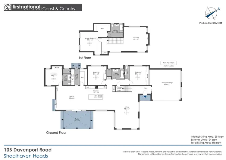 Floorplan of Homely house listing, 10b Davenport Road, Shoalhaven Heads NSW 2535