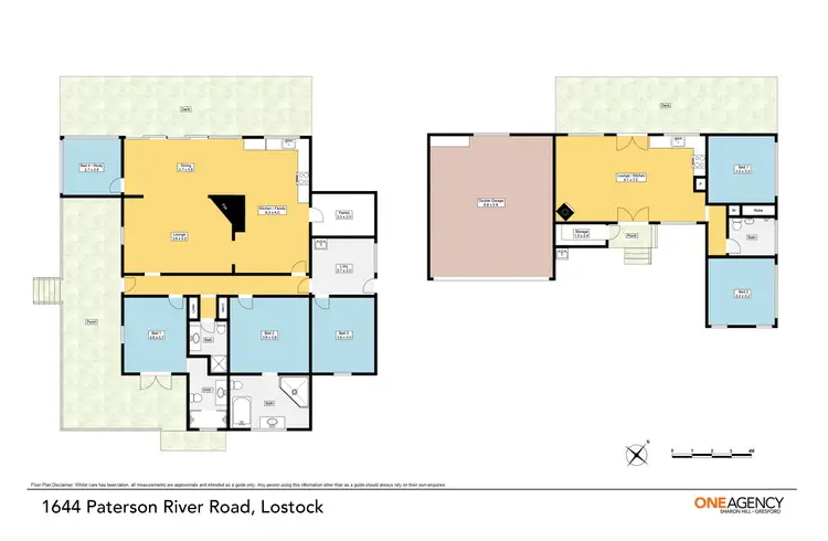 Floorplan of Homely rural property listing, 1644 Paterson River Road, Lostock NSW 2311