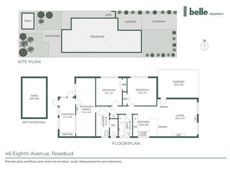Floorplan of Homely house listing, 46 Eighth Avenue, Rosebud VIC 3939