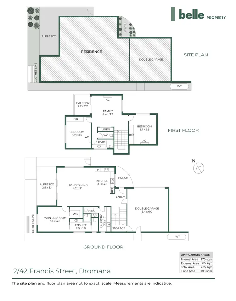 Floorplan of Homely townhouse listing, 2/42 Francis Street, Dromana VIC 3936
