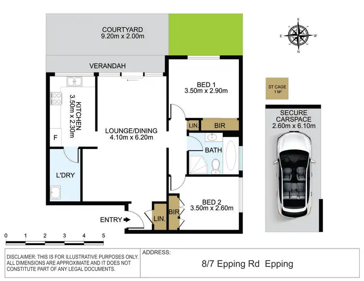 Floorplan of Homely apartment listing, 8/7 Epping Road, Epping NSW 2121