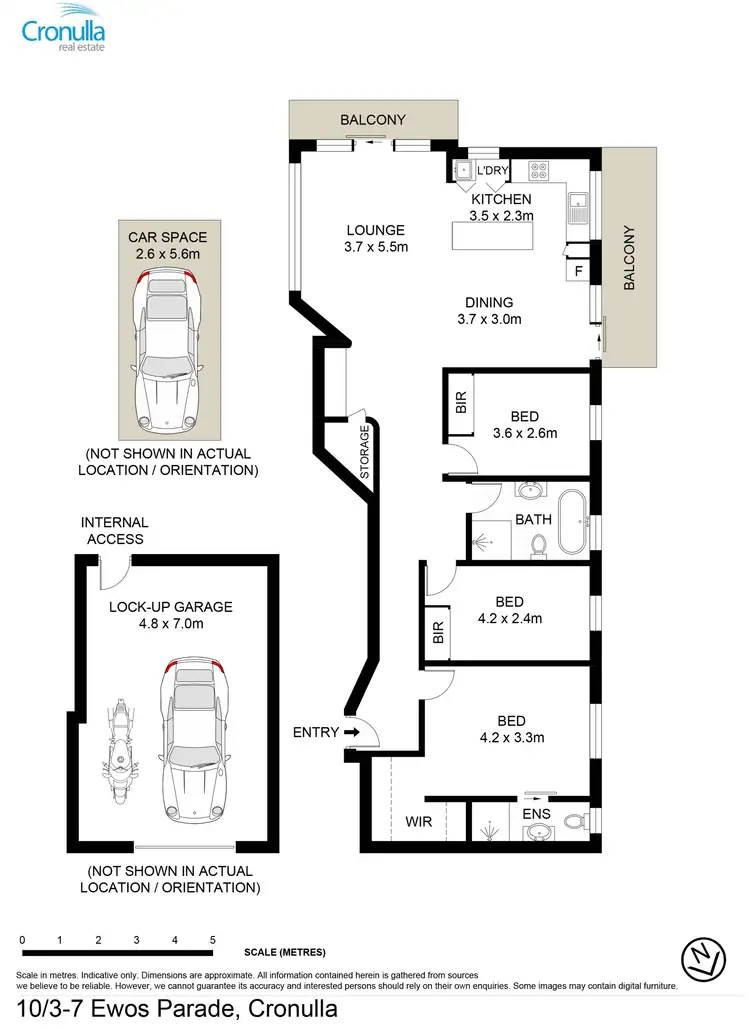 Floorplan of Homely apartment listing, 10/3-7 Ewos Parade, Cronulla NSW 2230