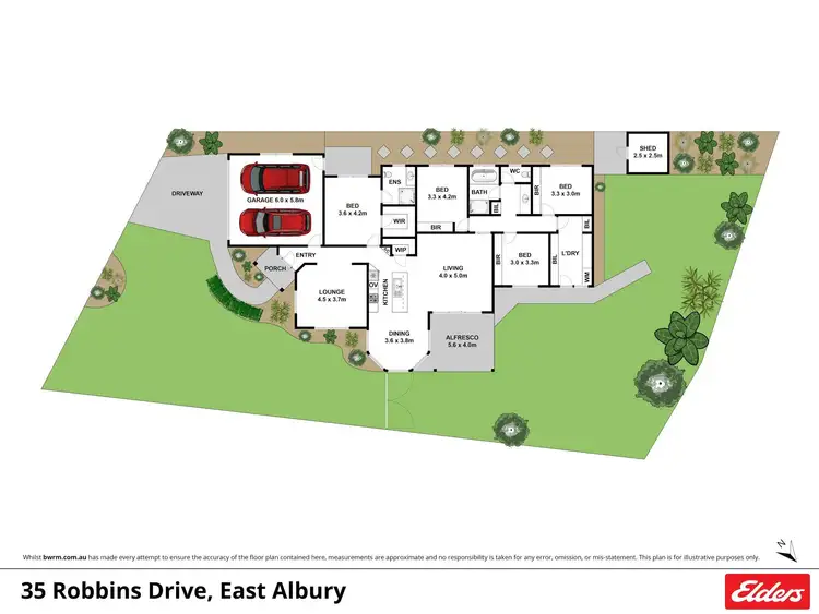 Floorplan of Homely house listing, 35 Robbins Drive, East Albury NSW 2640