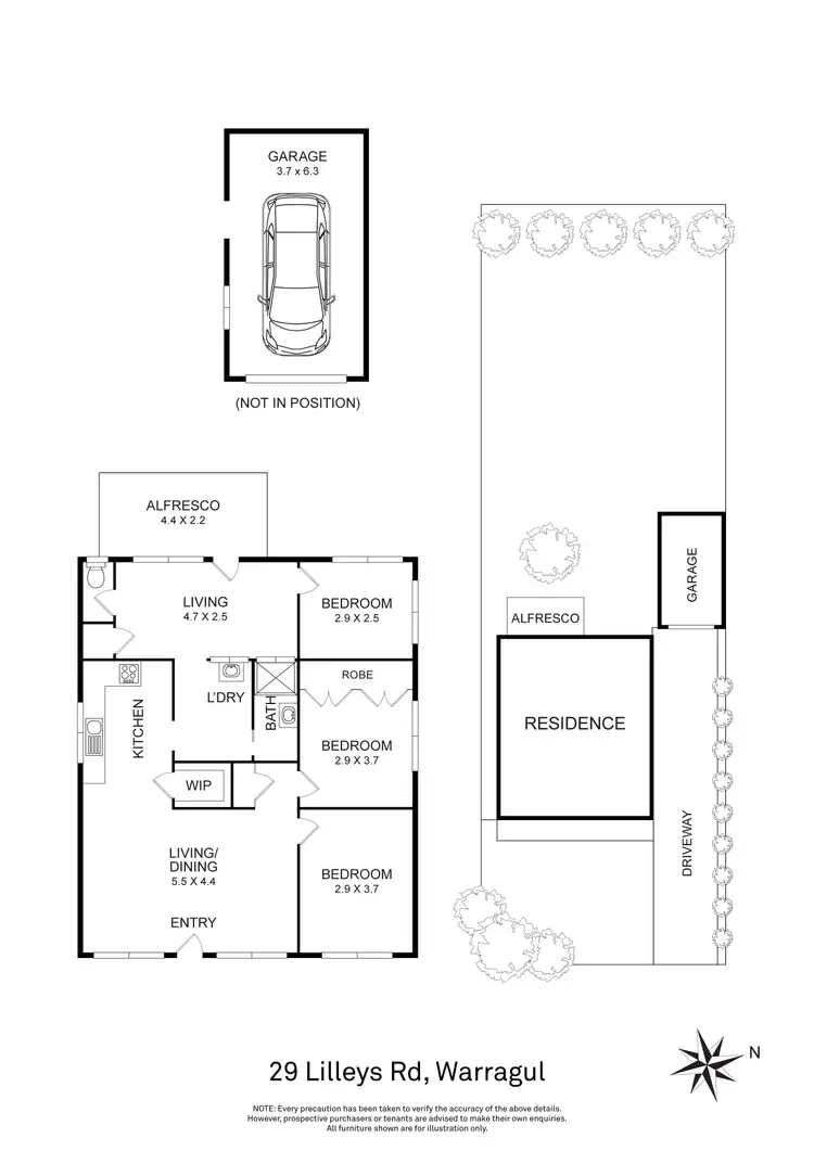 Floorplan of Homely house listing, 29 Lilleys Road, Warragul VIC 3820
