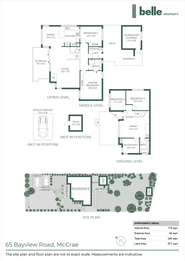 Floorplan of Homely house listing, 65 Bayview Road, Mccrae VIC 3938