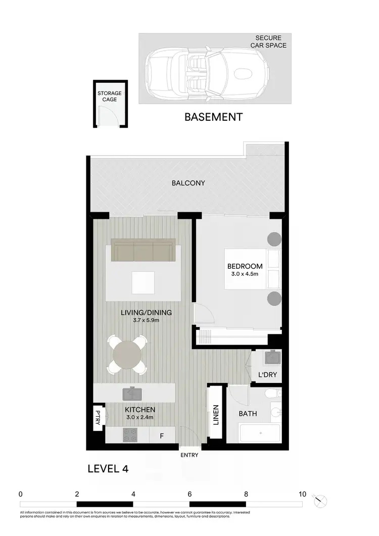 Floorplan of Homely apartment listing, 415/7C Olive Street, Seven Hills NSW 2147