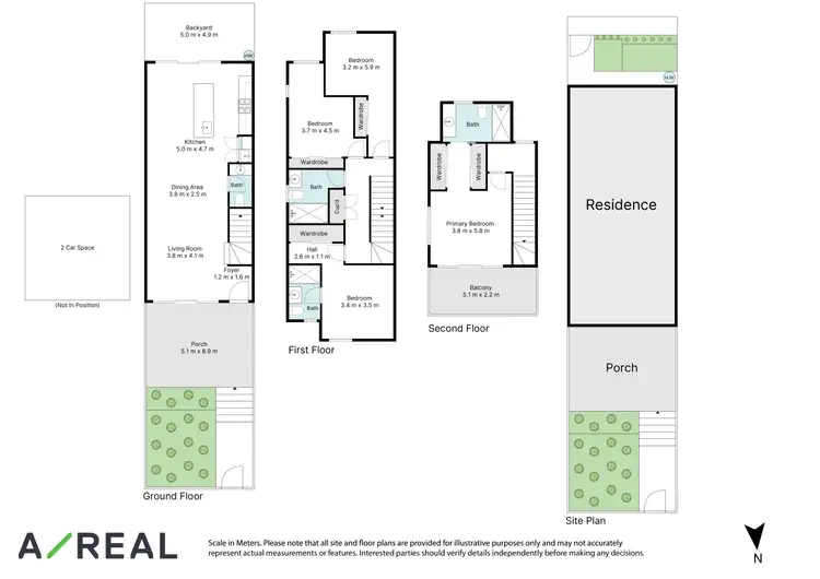 Floorplan of Homely townhouse listing, 6/2 Foote Street, Templestowe Lower VIC 3107
