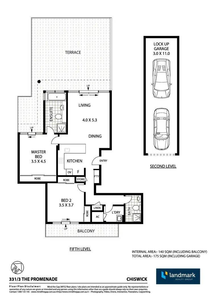 Floorplan of Homely apartment listing, 331/3 The Promenade, Chiswick NSW 2046