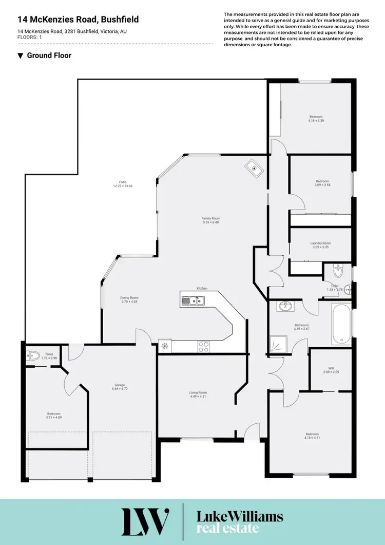 Floorplan of Homely house listing, 14 Mckenzies Road, Bushfield VIC 3281