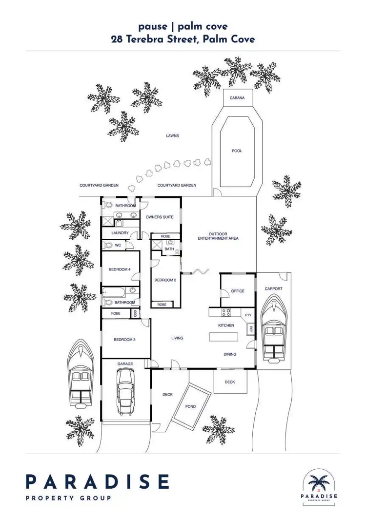 Floorplan of Homely house listing, 28 Terebra Street, Palm Cove QLD 4879