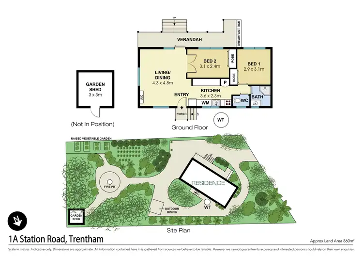 Floorplan of Homely house listing, 1A Station Street, Trentham VIC 3458
