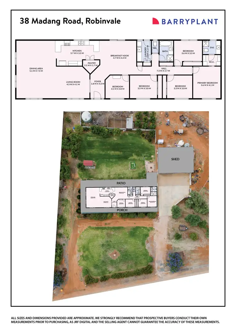 Floorplan of Homely house listing, 38 Madang Road, Robinvale VIC 3549