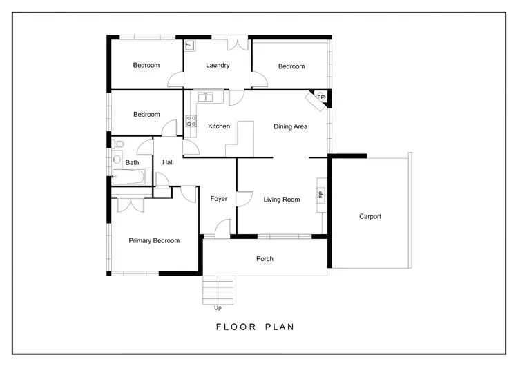 Floorplan of Homely house listing, 15 Railway Avenue, Yackandandah VIC 3749