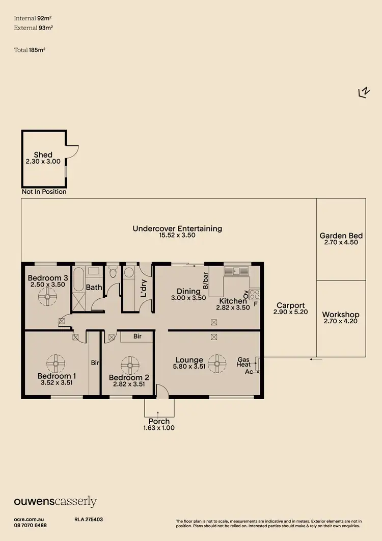 Floorplan of Homely house listing, 26 Featherstone Drive, Huntfield Heights SA 5163